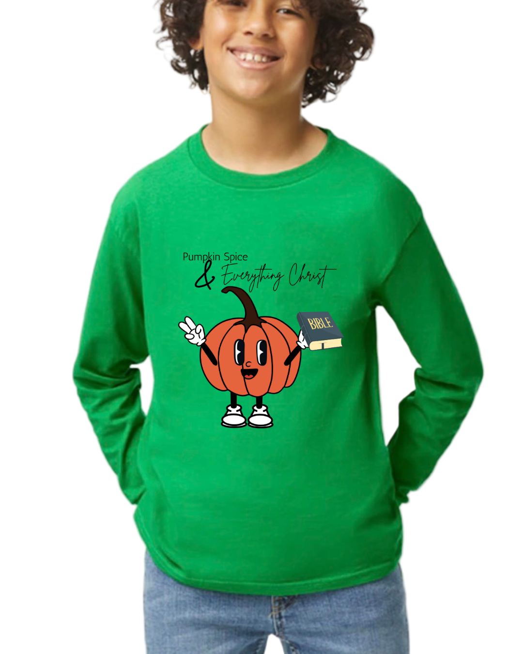 Pumpkin Christ Long Sleeve