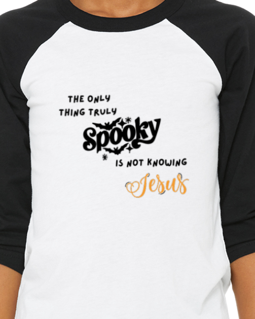 Spooky Youth 3/4 Baseball Tee
